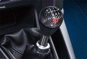 Ford Focus Shift Knob - Ford Racing - Carbon Fiber - Black - `13-`17